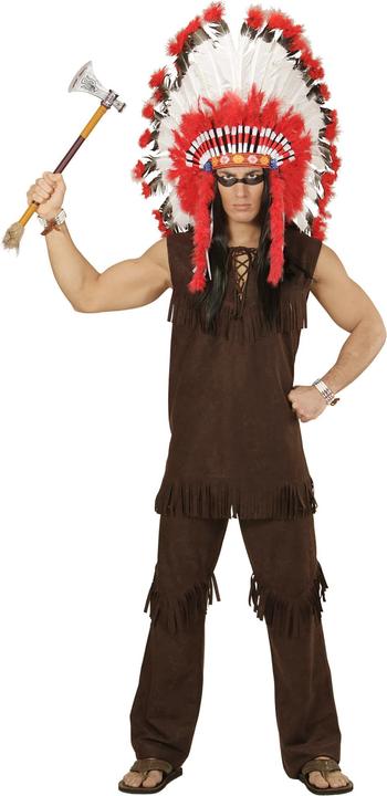 Widmann Indianer Häuptling Kostüm für Herren (S)