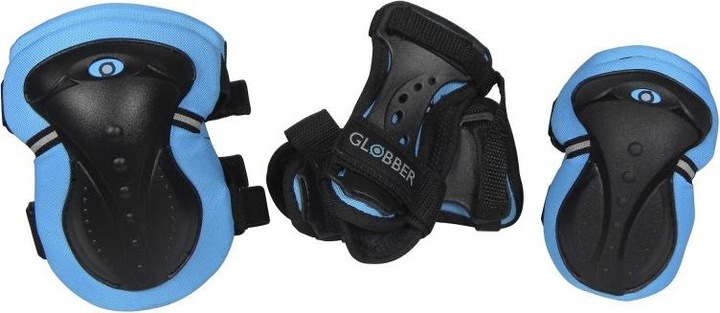 Immagine prodotto Globber Set Schooner Junior (XS, Ginocchiera, Protettori gomito, 6 pezzi)