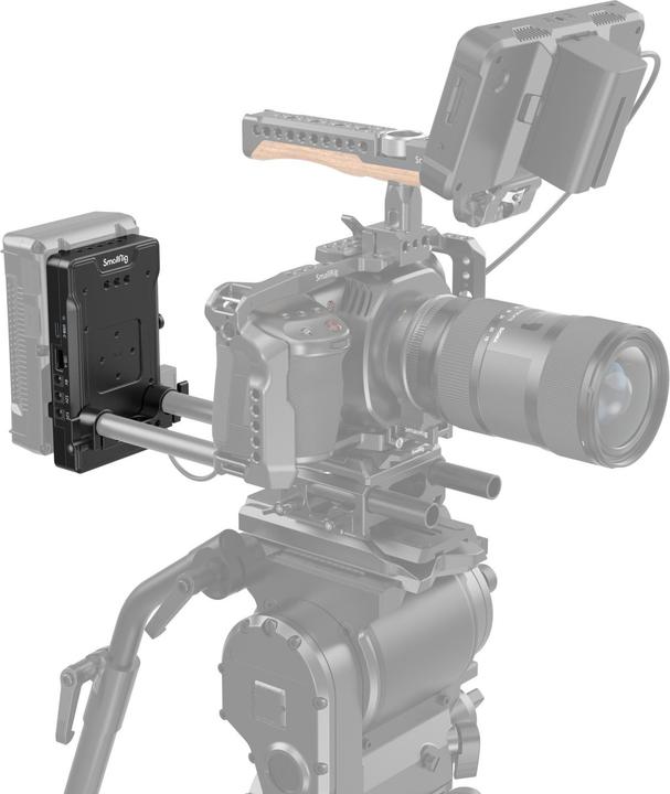 Produktbild SmallRig Advanced V Mount Battery Mount Plate with Dual 15mm Rod Clamp 3203B