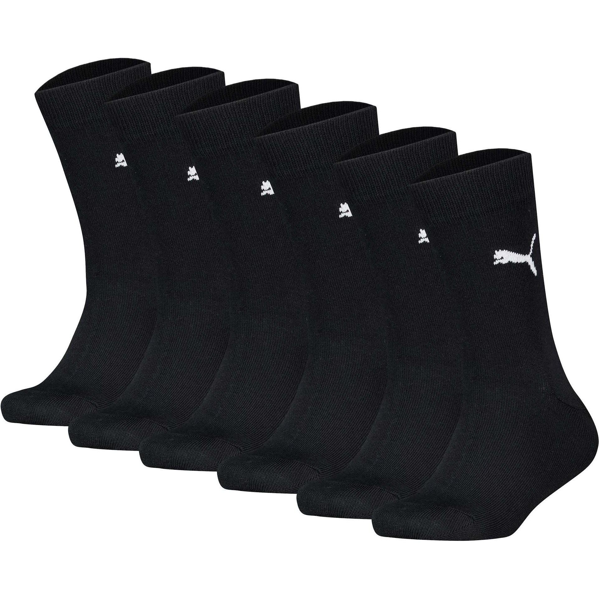Puma, Herren, Socken, Socken Casual Bequem sitzend Easy Rider 6P, Schwarz, (6er Pack, 35 - 38)