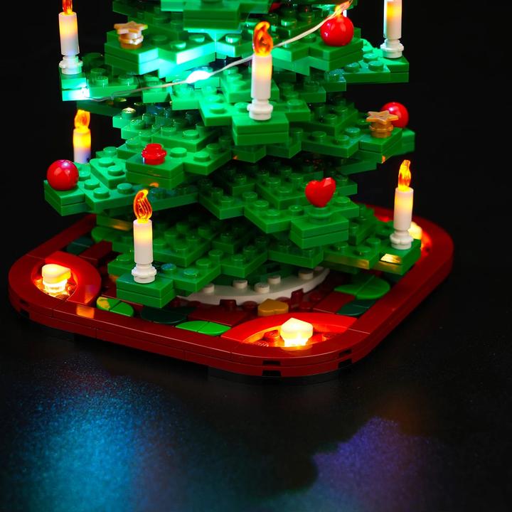 Produktbild BrickBling LED Licht Set für LEGO Weihnachtsbaum (40573)