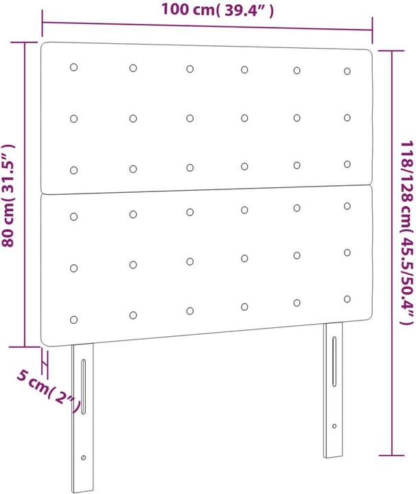 Image du produit VidaXL Kalli (100 x 5 x 128 cm)