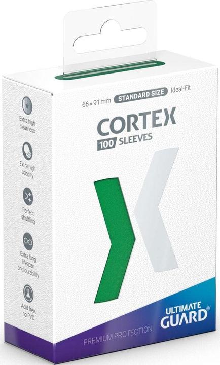 Produktbild Ultimate Guard Cortex Sleeves Standardgrösse Grün (100)