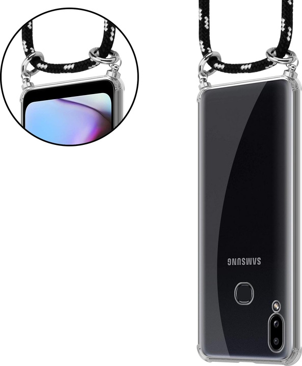 Produktbild Cadorabo TPU Handy Kette SILBER Cover