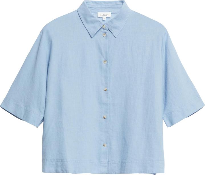 Immagine prodotto s.Oliver Kurzarm-Bluse aus Leinenmix (42)