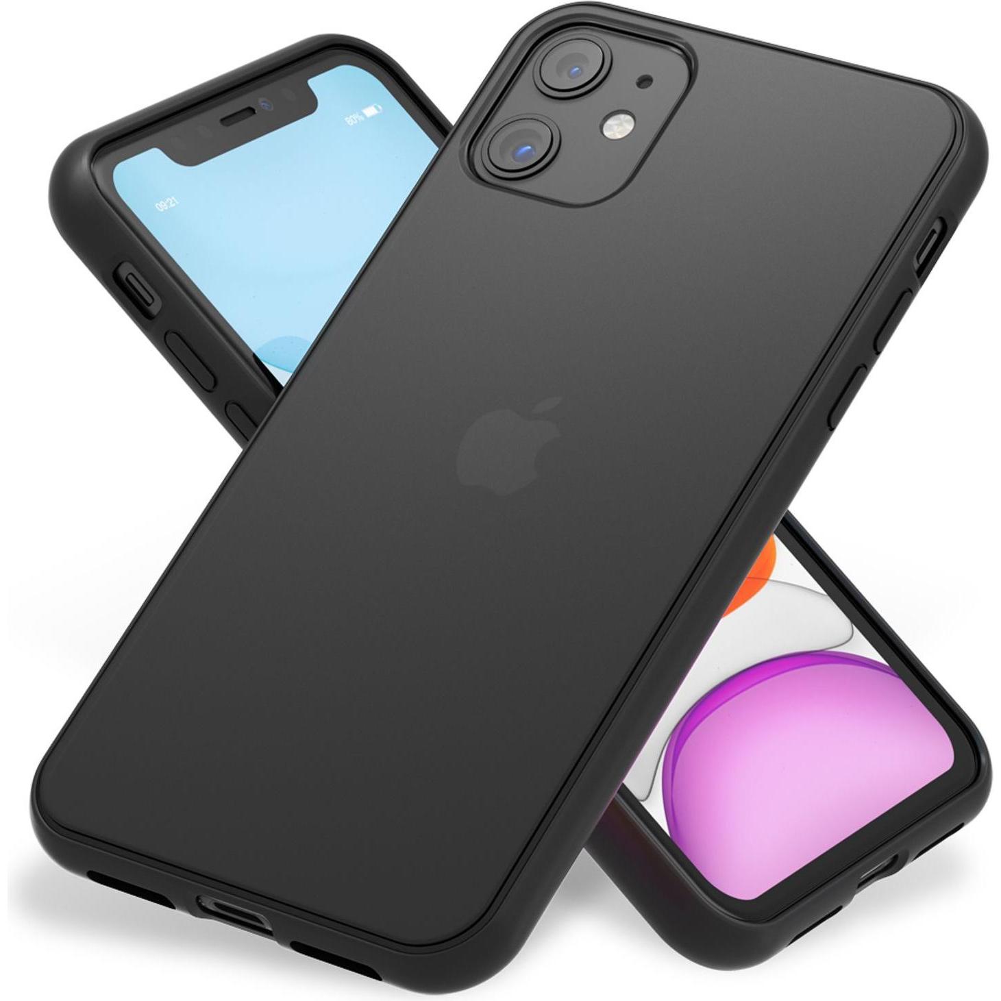 Nalia Handyhülle (Apple iPhone 11), Smartphone Hülle, Schwarz