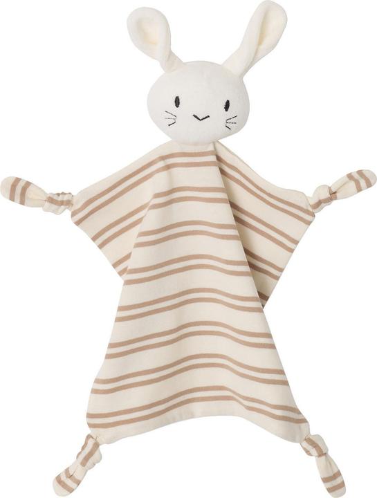 Vertbaudet 3-teiliges Baby-Set mit Geschenkbox: Shirt, Latzhose & Schmusetuch