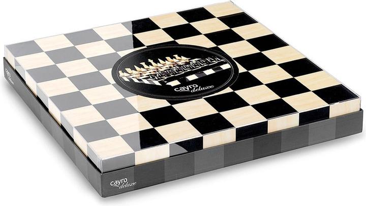 Immagine prodotto Cayro - Luxusschachbrett - Schachspiel - 2 Spieler - geeignet aus 14 Jahren (02530)