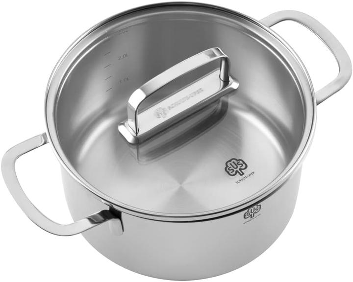 Produktbild Schulte-Ufer Topfset Industar mit Bratpfanne DIAMAS-Pro (4-teilig) (Pfannenset + Topfset, Aluminium, Edelstahl)