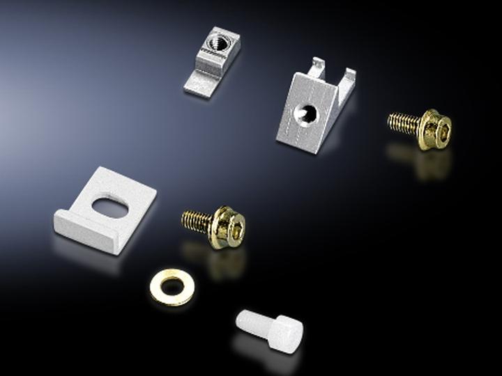 Image du produit Rittal Equerre de montage sur rail pour rack (pack de 12)