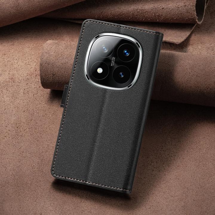 Produktbild Binfen Color Xiaomi Redmi Note 14 Pro+ - BINFEN Leder Etui Hülle mit RFID Blocker (Xiaomi Redmi Note 14 Pro, Xiaomi Redmi Note 14 Pro 5G)