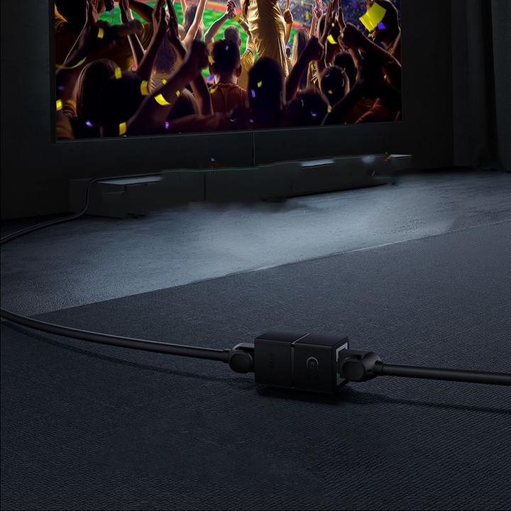 Actual product image Baseus AirJoy Series Ethernet cable connector RJ-45 2 pcs - black (RJ45)