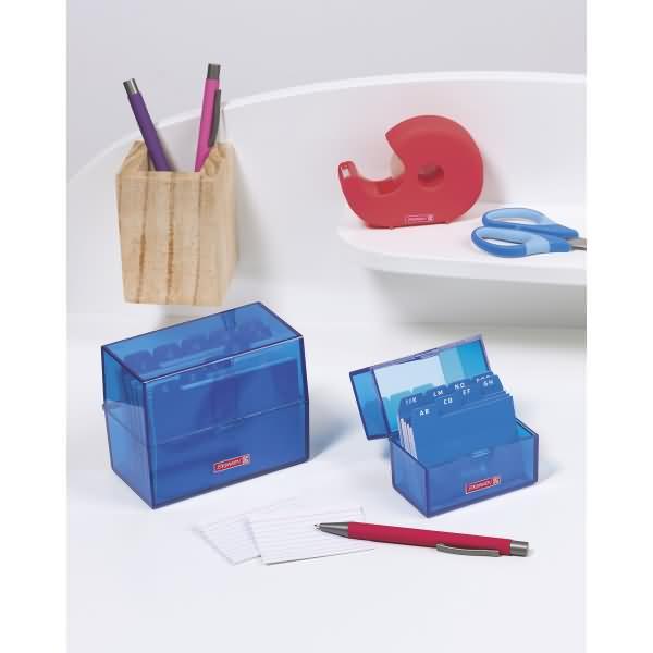 Thumbnail - Brunnen, Kartenaufbewahrung, Karteibox A8 gefüllt azur (A8)