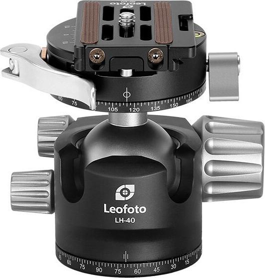 Leofoto 40mm low profile ball head (Panning clamp with quick release lock system) (Kugelkopf)