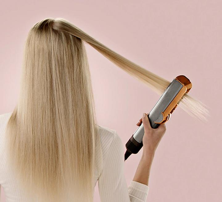 Actual product image Dyson Airstrait Limited Edition Amber Silk