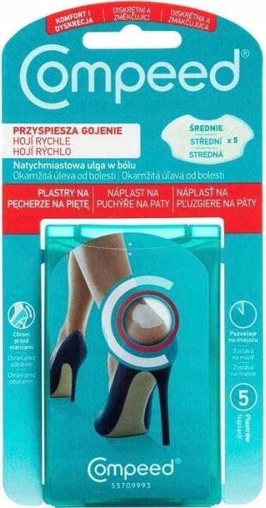 Produktbild Compeed ister patches for heel medium 5 pcs. (Fussdeodorant & -puder)
