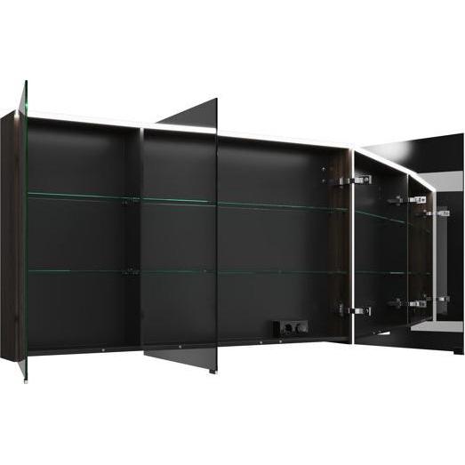 Thumbnail - burgbad, Spiegelschrank, Eqio Spiegelschrank mit horizontaler LED-Beleuchtung und Waschtischbeleuchtung, 3 Türen, mi