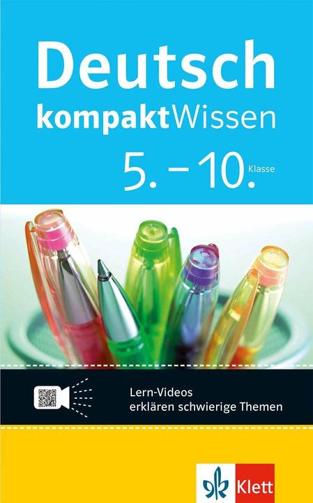 Produktbild Deutsch KompaktWissen Deutsch 5.-10. Klasse. Mit Lern-Videos online (Deutsch, 2018)