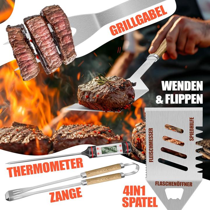 Produktbild Kesser 37-teiliges Grillbesteck Set