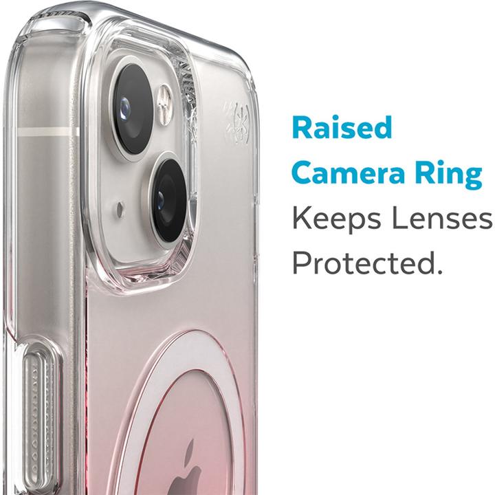 Actual product image speck Presidio Perfect Clear protective case for Apple iPhone 14 Plus (Apple iPhone 14 Plus, Apple iPhone 15 Plus)