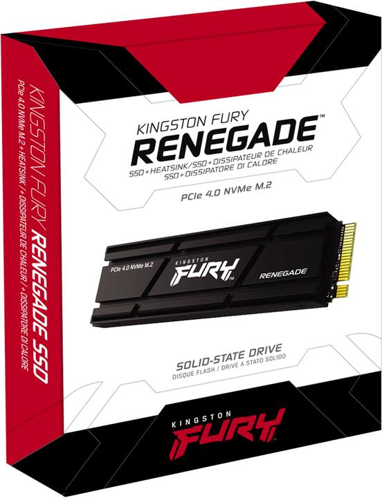 Image du produit Kingston FURY Renegade with Heatsink (2000 Go, M.2 2280)
