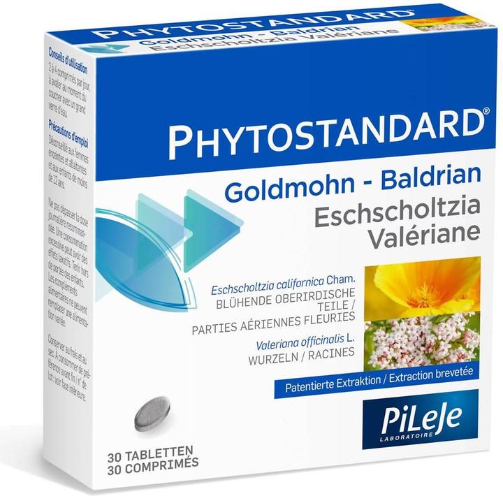Produktbild Phytostandarts Goldmohn-Baldrian Tablette (30 Stück, Tabletten, 35 g)