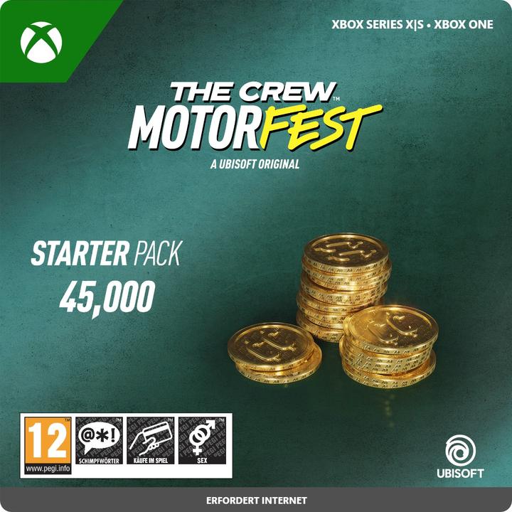 Actual product image Microsoft Xbox The Crew Motorfest VC Start Pck Download Code