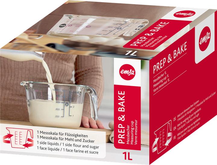 Produktbild Emsa Prep&Bake Glas-Messbecher (1000 ml)
