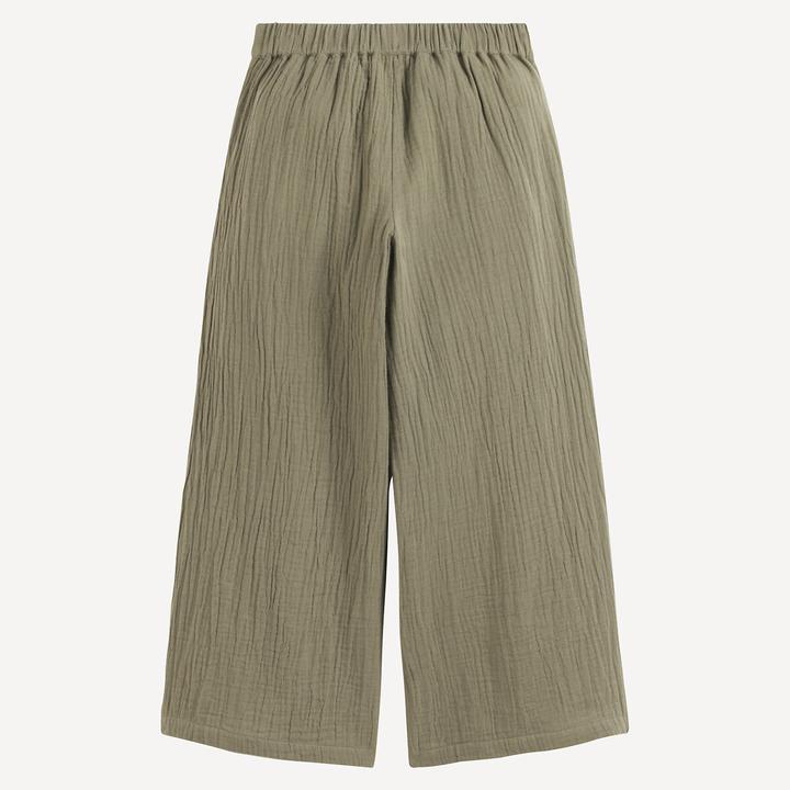 Actual product image La Redoute Collections Losse-Fit-Hose aus Baumwoll-Musselin (140)