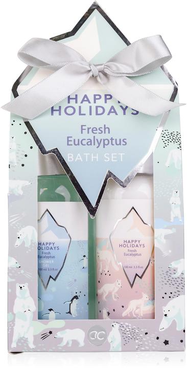 Produktbild Roost Badeset Happy Holidays 6054257 Duschgel, Bodylotion 100ml (Körperpflegeset)