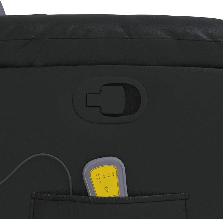 Produktbild vidaXL Massagesessel Schwarz Kunstleder,Farbe: Schwarz,Material