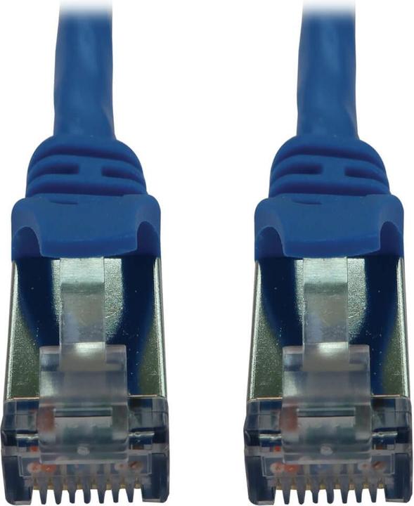Produktbild Eaton Cat6a 10G Snagless Shielded Slim STP Ethernet Cable RJ45m/M PoE Blue 5 ft. 1.5m (S/UTP, CAT6a, 1.52 m)