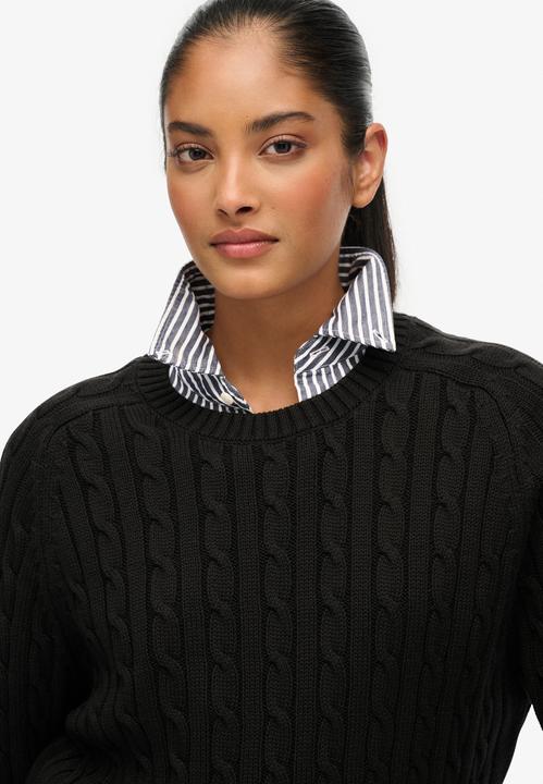 Image du produit Superdry Pull torsadée ample femme (S)
