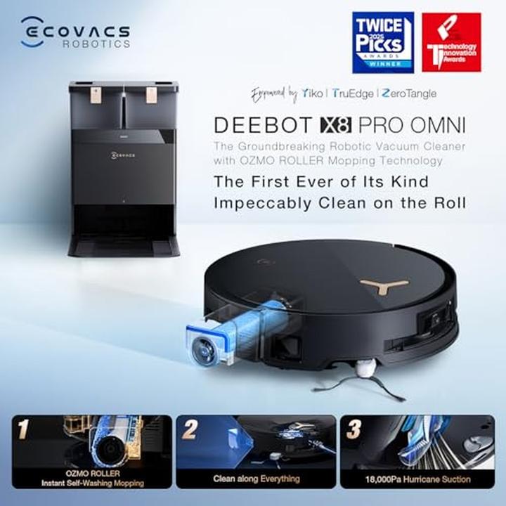 Actual product image Ecovacs X8 Pro Omni (Vacuum mopping robot)