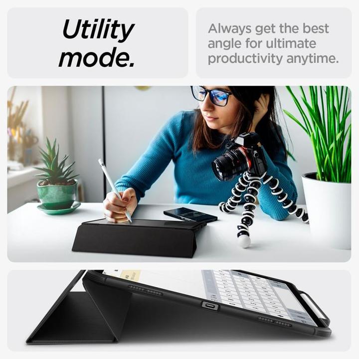 Actual product image Spigen Rugged Armor Pro iPad Air 13-inch Case Black (Apple iPad Air 13 2024, Apple iPad Air 13 2025)