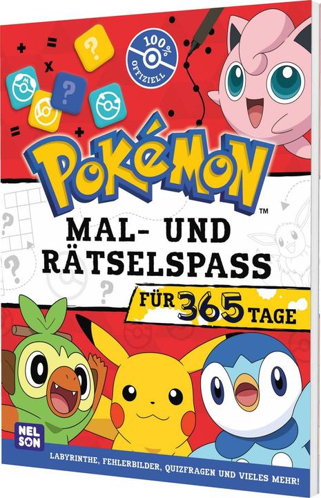 Pokémon Activity-Buch: Mal- und Rätselspass für 365 Tage