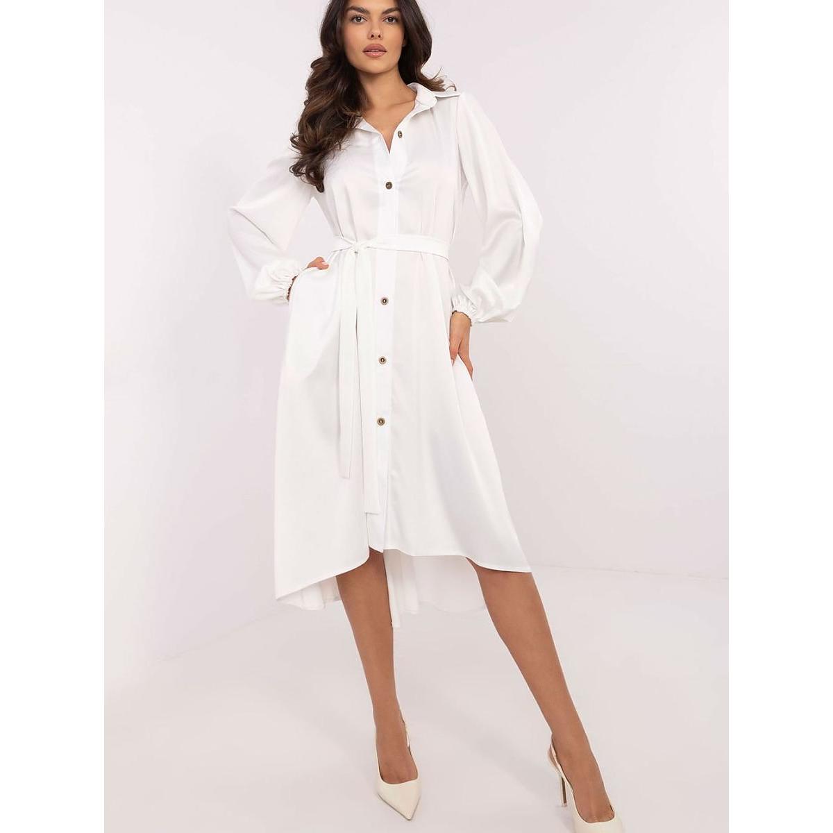Lakerta, Damen, Kleider, Cocktailkleid, Weiss, (L, XL)
