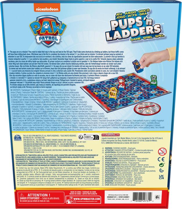 Productafbeelding Spin Master Paw Patrol Puppy en Ladder Speelgoed | Paw Patrol Speelgoed Peuterspeelgoed Speelgoed Kinderen | Sp (2 - 4 Spelers)
