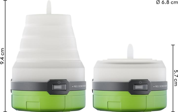 Productafbeelding Goobay LED campinglampje, 3-in-1, opvouwbaar