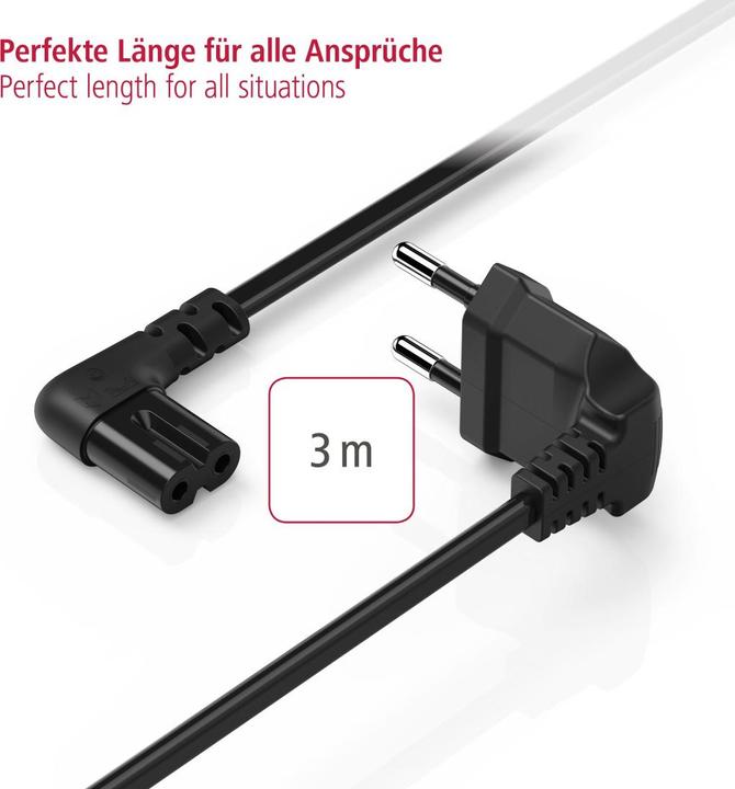 Produktbild Hama Euro- Netzkabel (3 m)