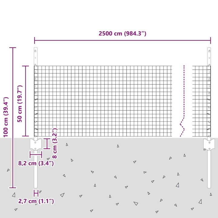 Produktbild vidaXL Aussenbarriere