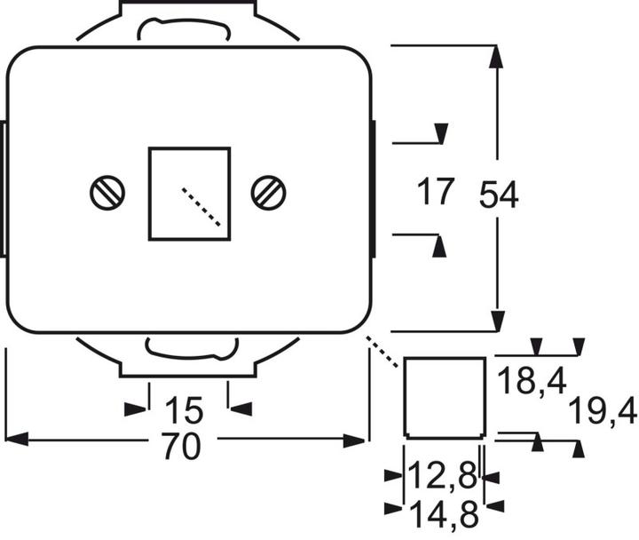 Actual product image Busch-Jaeger Central disc with support ring 2CKA001710A3340