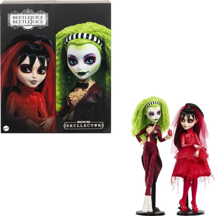 Actual product image Monster High Skullector Beetlejuice Beetlejuice - Betelgeuse and Lydia