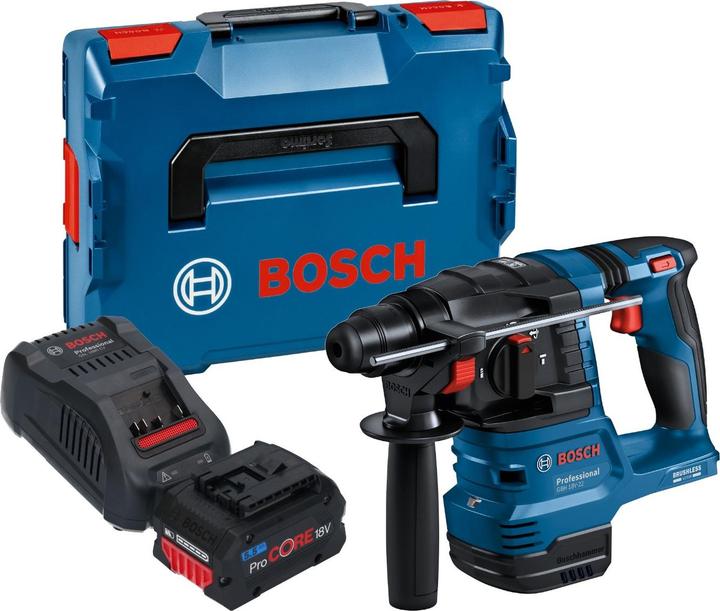 Produktbild Bosch Professional GBH 18V-22 Professional Akku Bohrhammer 18 V 1,9 J SDS Plus Brushless + 1x ProCORE Akku 5,5