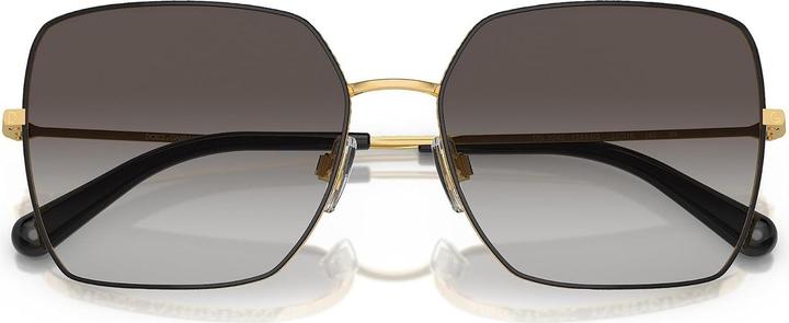 Produktbild Dolce & Gabbana Damen-Sonnenbrille, Schwarz/Gold/Grau, Formschön, Internationale Garantie