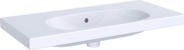 Actual product image Geberit Keramag Acanto Wash basin Compact 500634, without tap hole, with overflow, 900x420mm (500 mm, 900 mm)