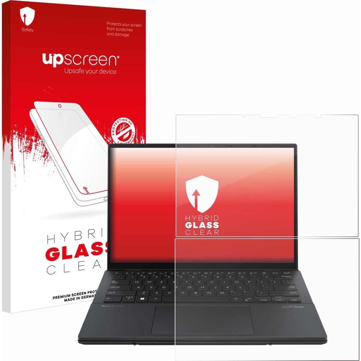 upscreen Scratch Shield Panzerglasfolie (8406"), Notebook Schutzfolie