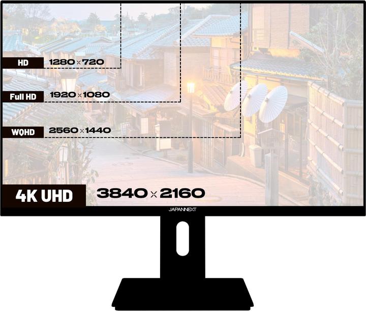 Image du produit Japannext 60,5cm JN-IPS2380UHDR-C65W-HSP 16:9 HDMI/DP UHD (3840 x 2160 pixels, 23.80")