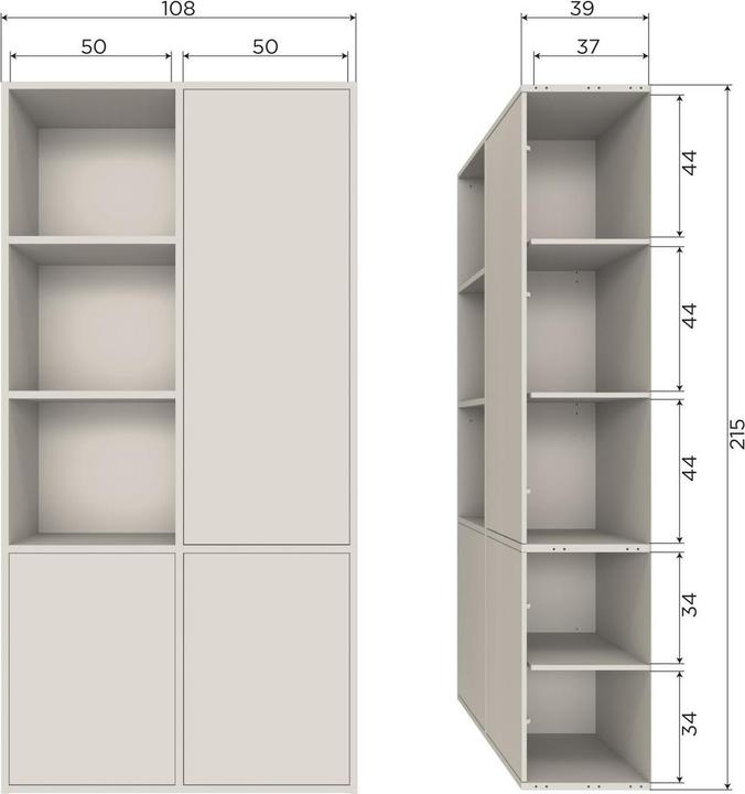Produktbild Woood Ablageschrank (108 x 40 x 215 cm)