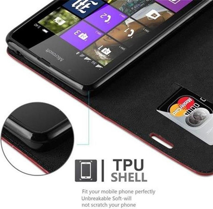 Actual product image Cadorabo Book Invisible Magnet Cover (Microsoft Lumia 540)
